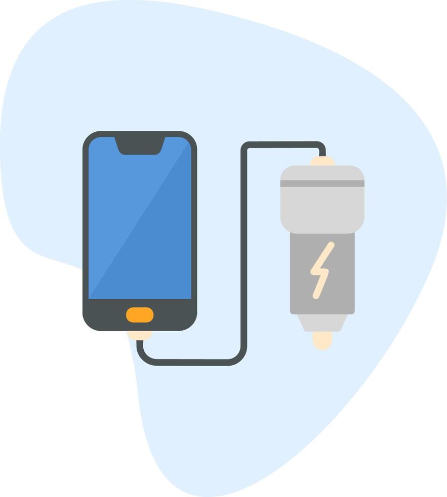 Car phone charging Vector Icon