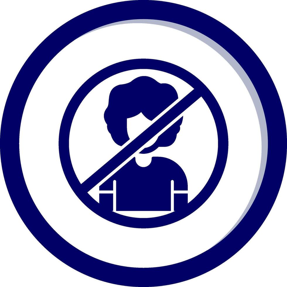 Person Not Allowed Vector Icon