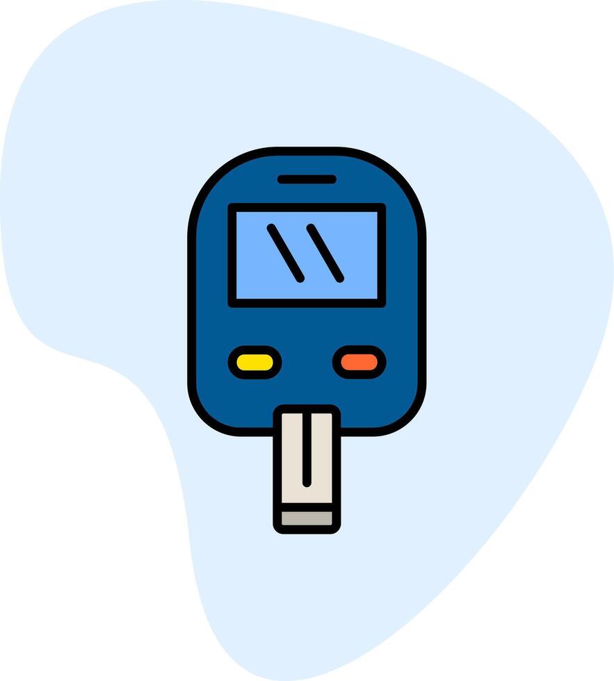 glucómetro vector icono