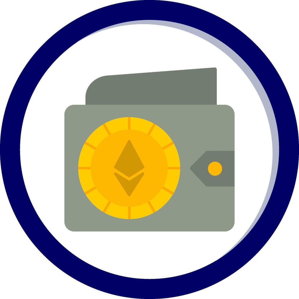 Ethereum Wallet Vector Icon