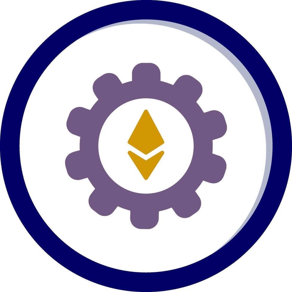 Ethereum Setting Vector Icon