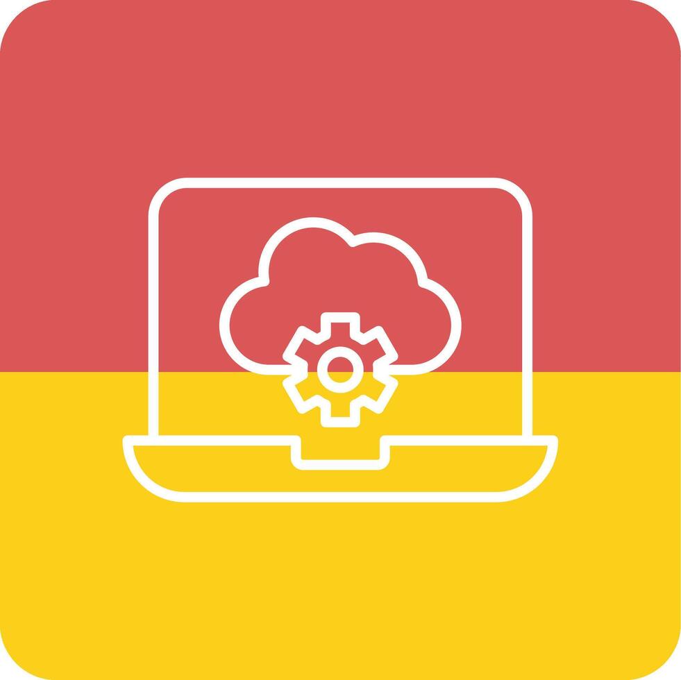 Cloud Computing Vector Icon