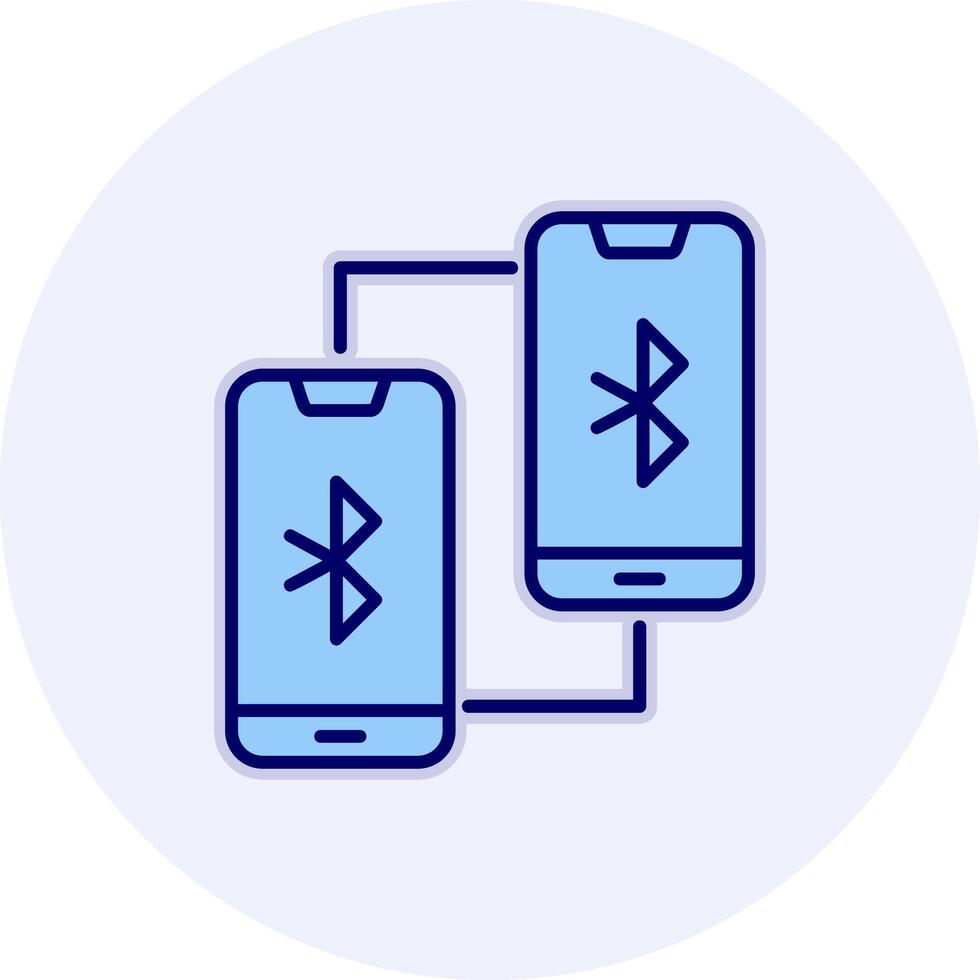 Phone Bluetooth Connected Vector Icon