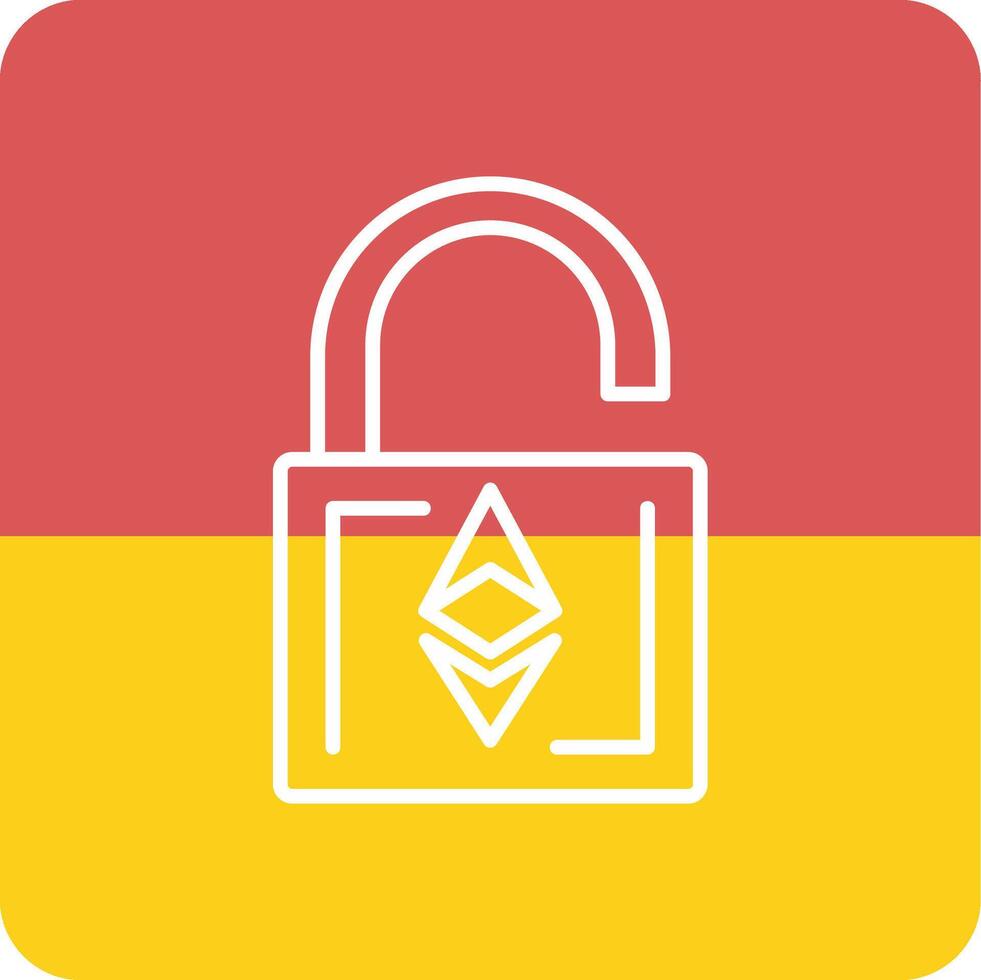 Ethereum UnLock Vector Icon