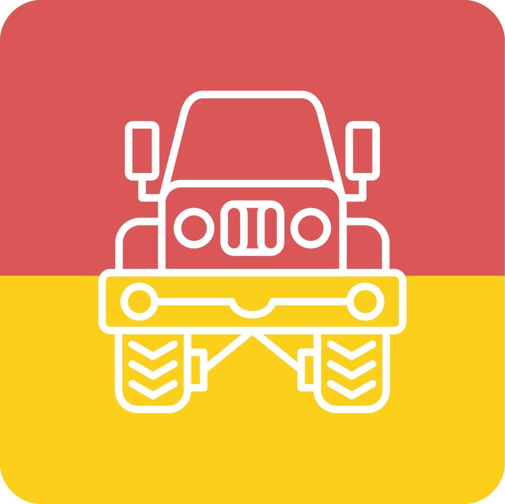 icono de vector de jeep