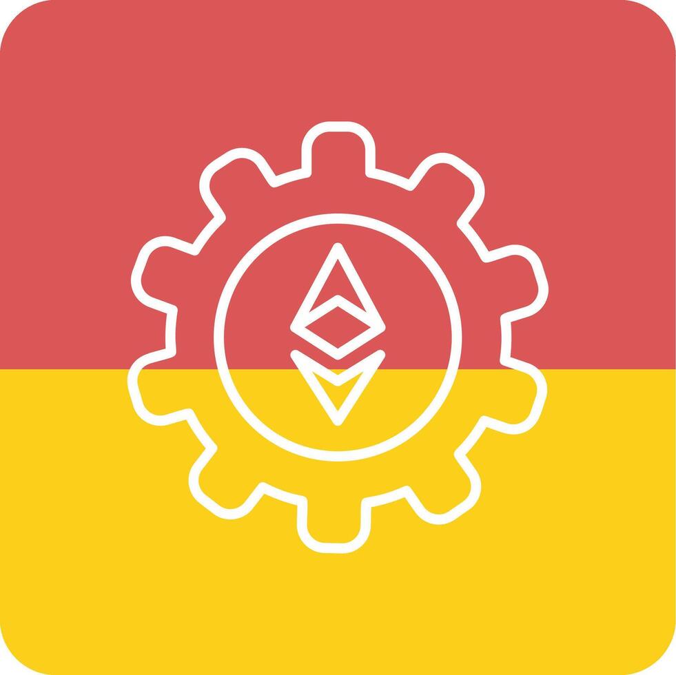 Ethereum Setting Vector Icon