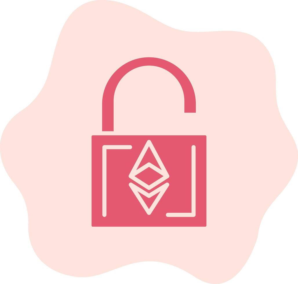 Ethereum UnLock Vector Icon