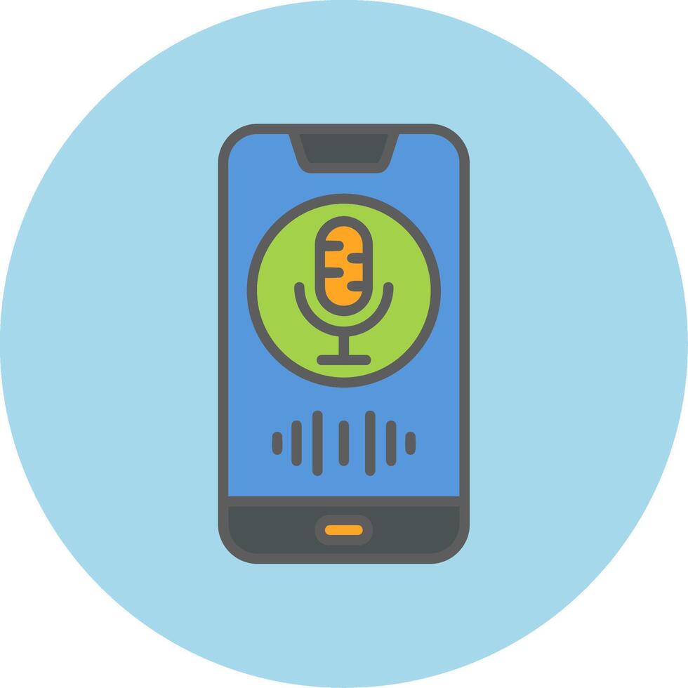 Voice Assistant Vector Icon