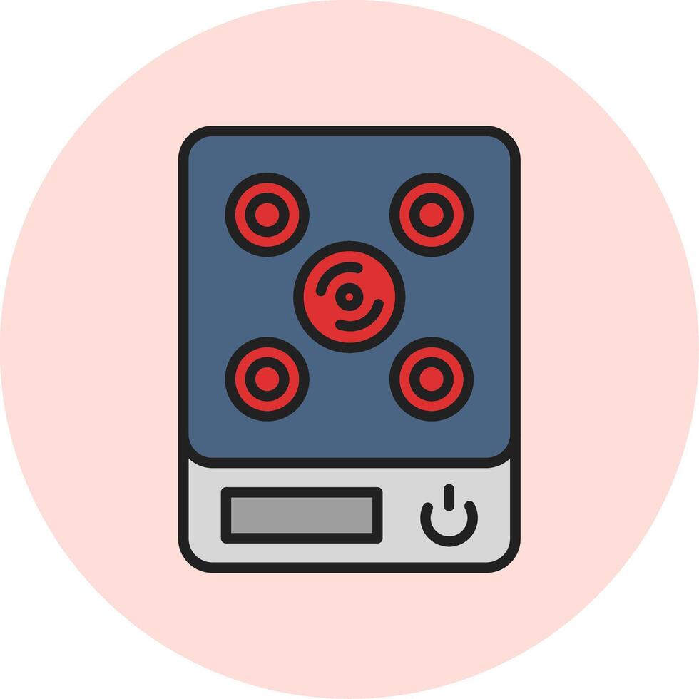 Induction Stove Vector Icon