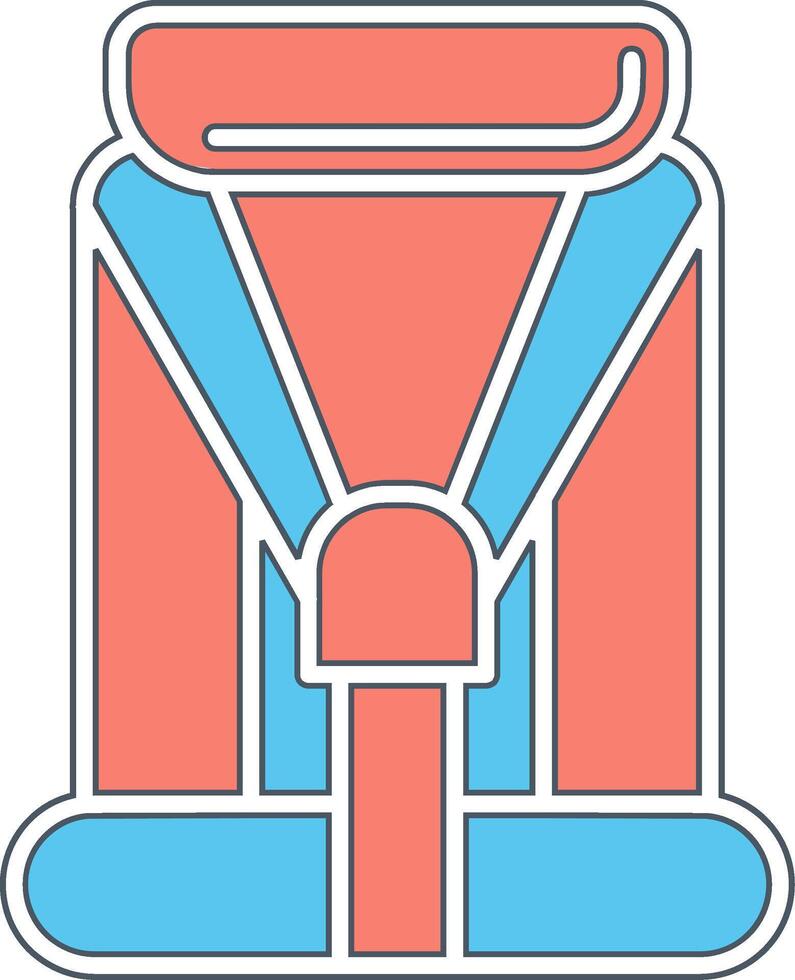 Car Seat baby Vector Icon