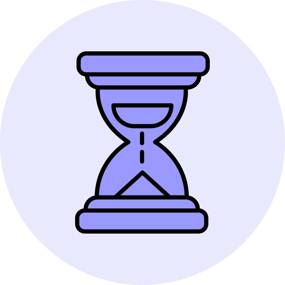 icono de vector de reloj de arena