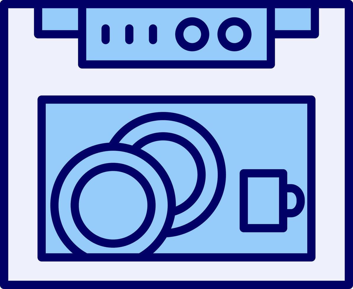 Dish Washer Vector Icon