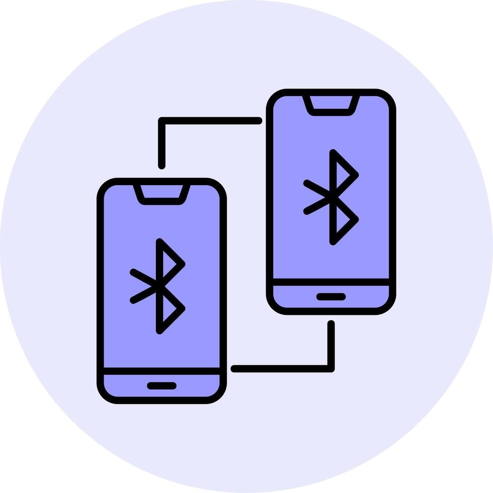 Phone Bluetooth Connected Vector Icon