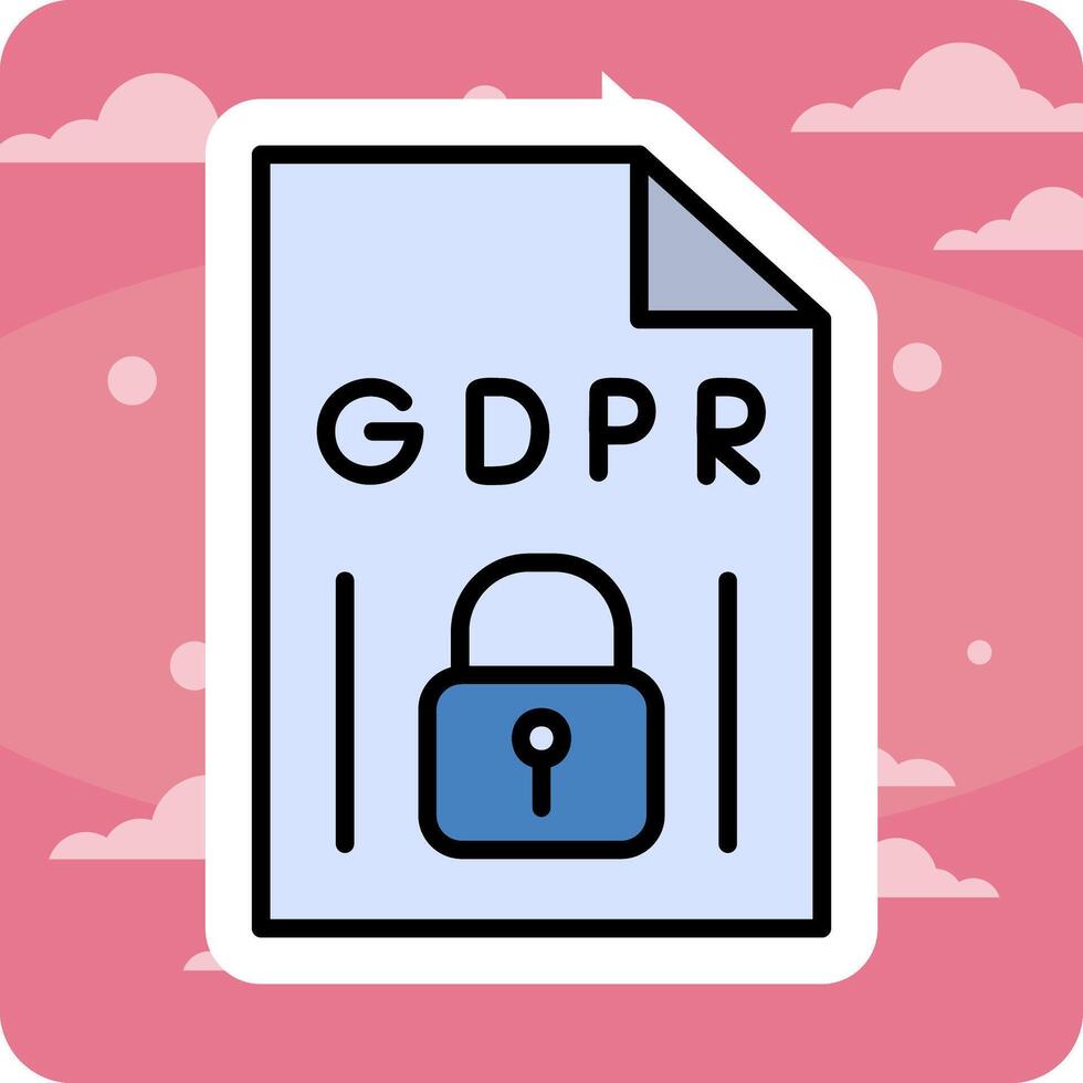 GDPR Vector Icon