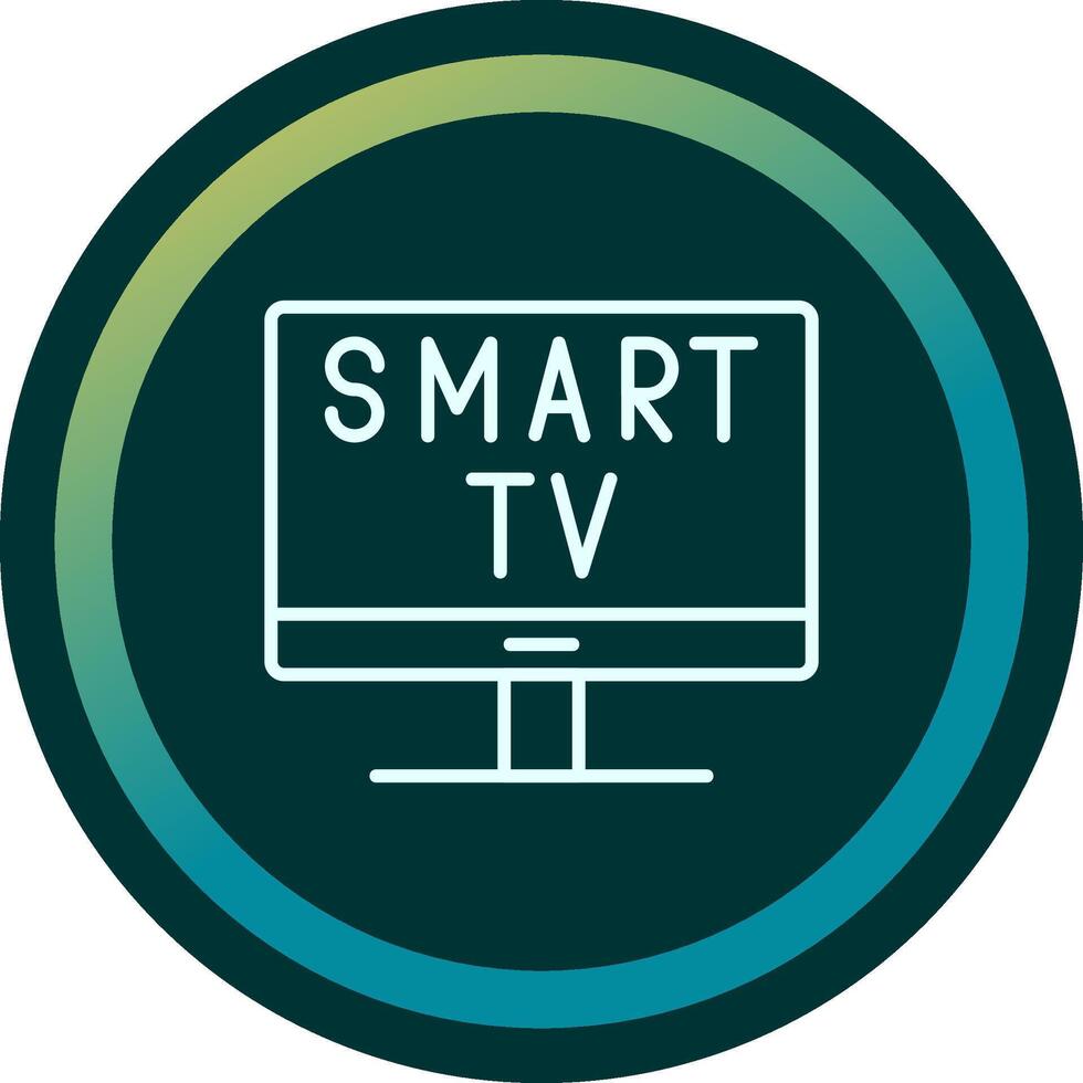 icono de vector de smart tv