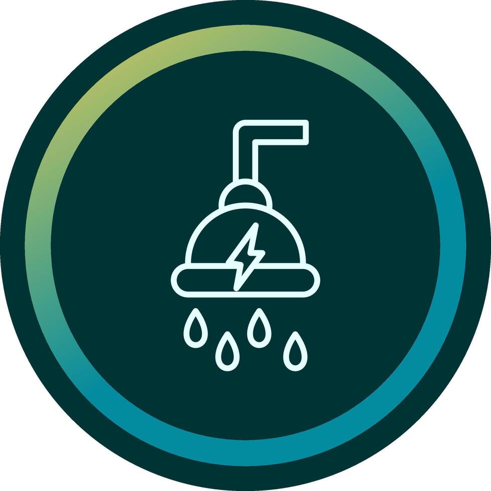 Power Shower Vector Icon