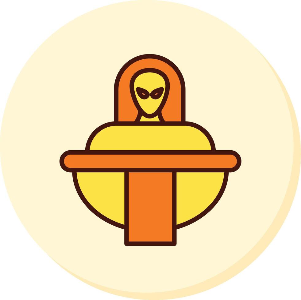 Spaceship Vector Icon