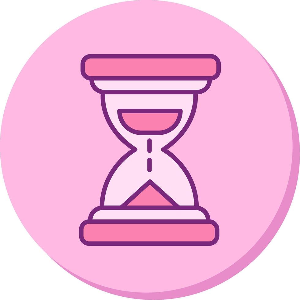 icono de vector de reloj de arena