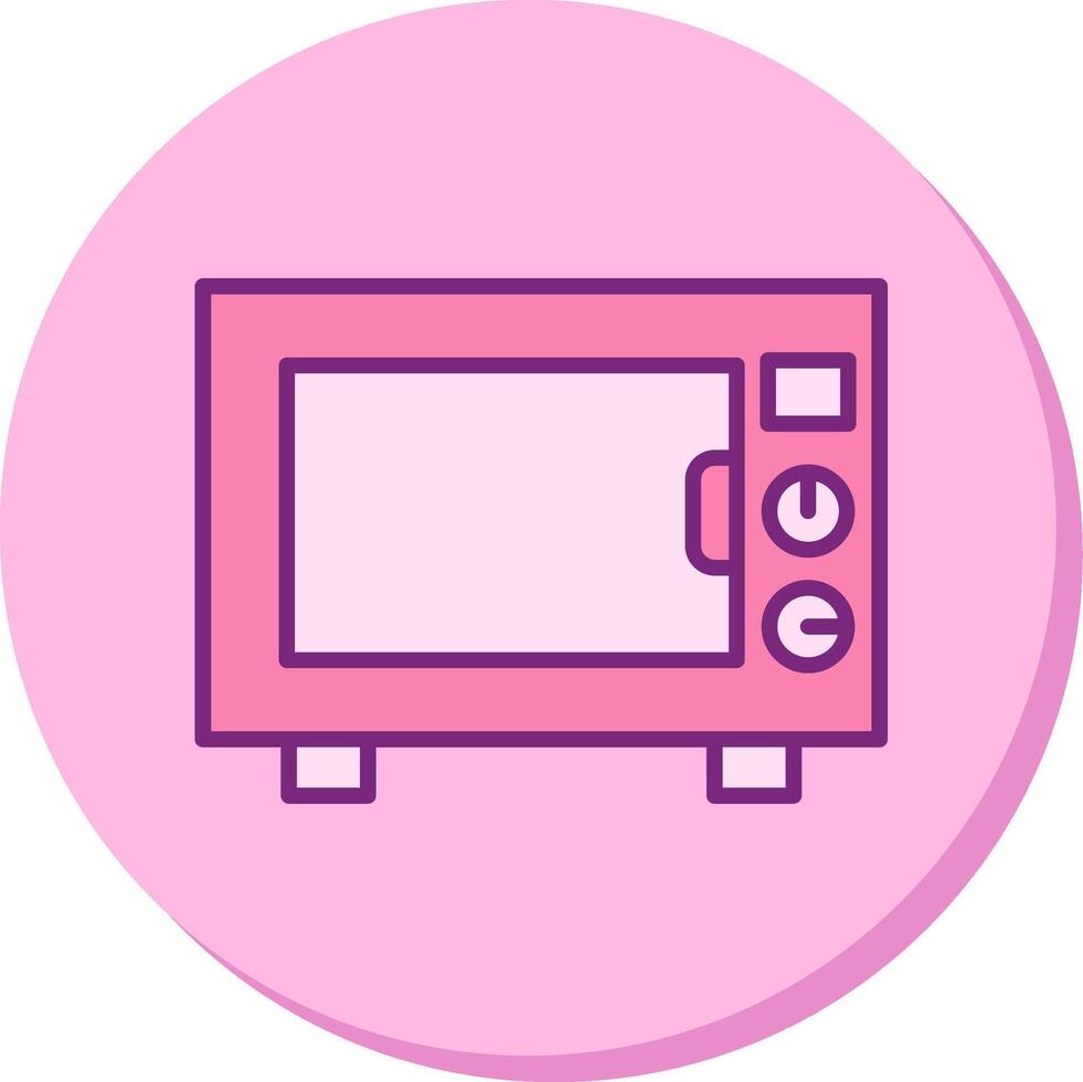 Microwave Vector Icon