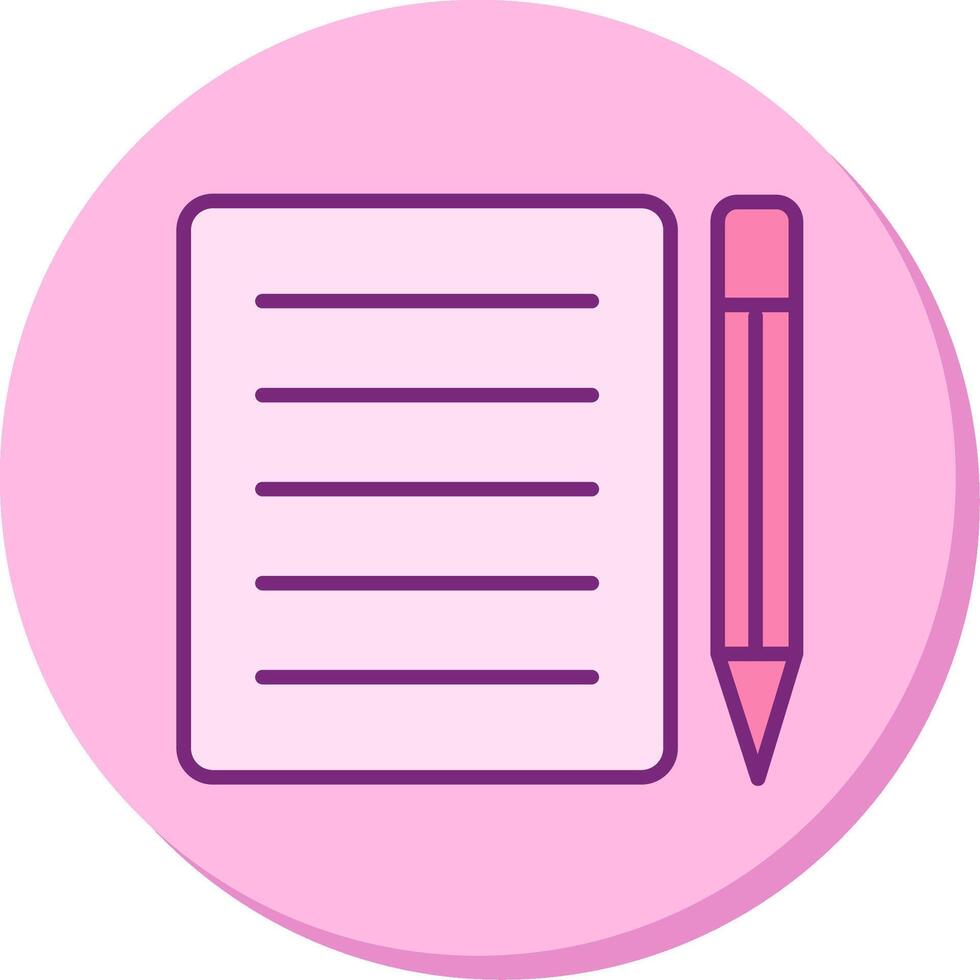 Note Pad Vector Icon