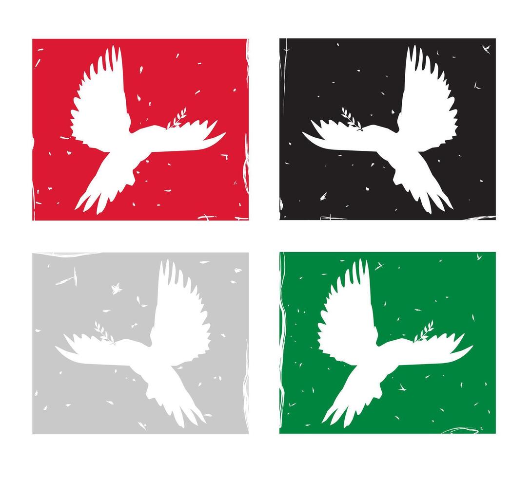 paloma símbolo de paz Perfecto para libertad campaña, etc vector