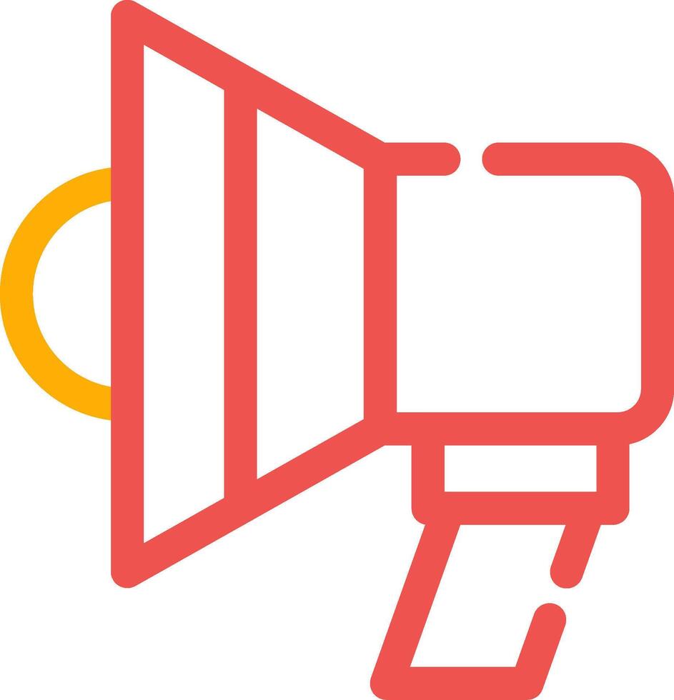 Megaphone Creative Icon Design vector