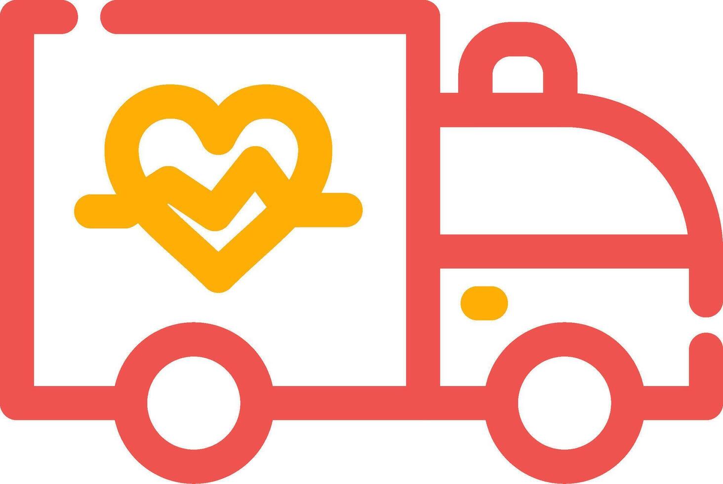 Ambulance Creative Icon Design vector