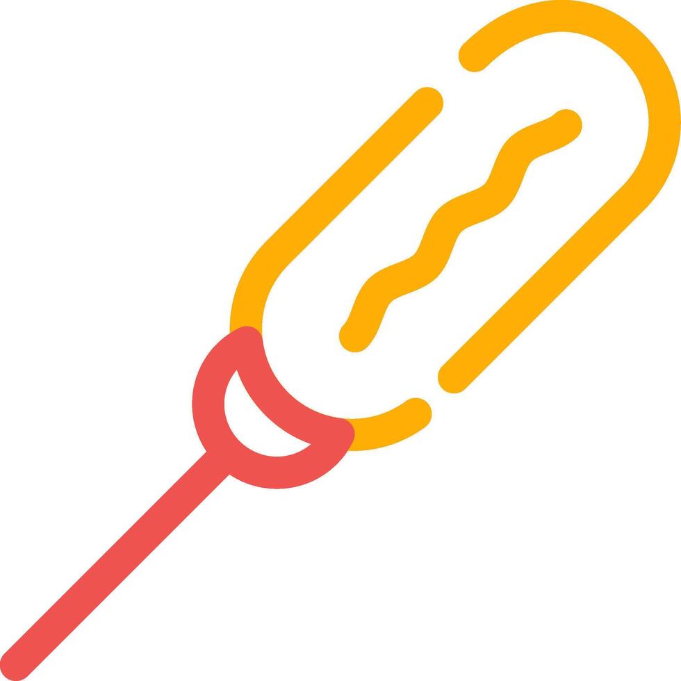 Corn Dog Creative Icon Design vector