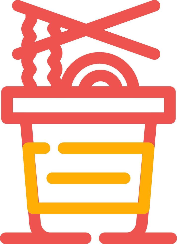 Noodles Creative Icon Design vector