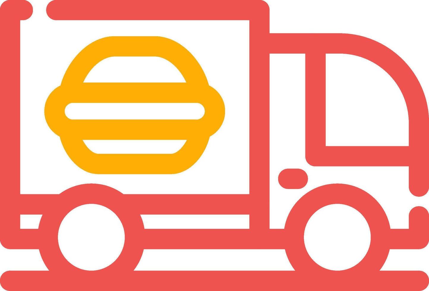 Food Delivery Creative Icon Design vector