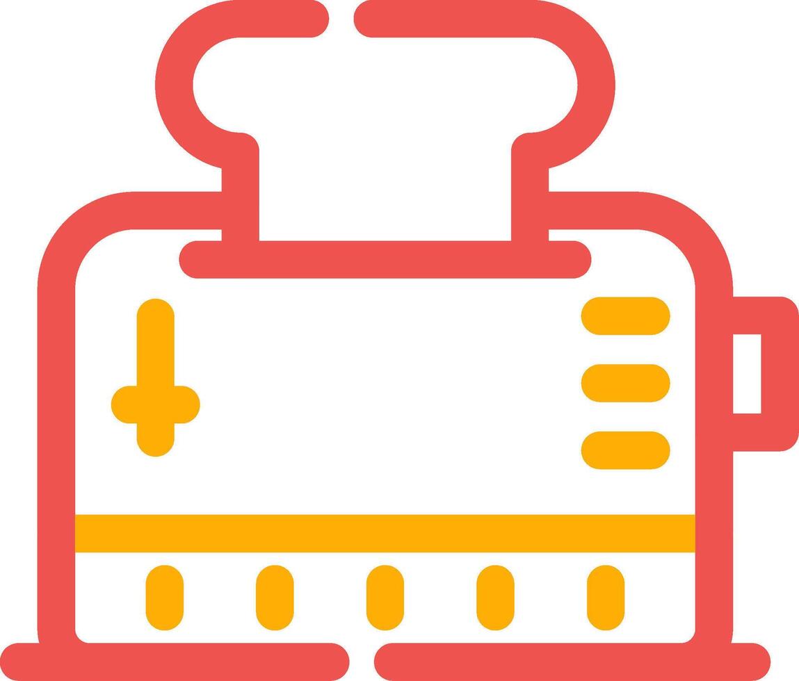 Toaster Creative Icon Design vector