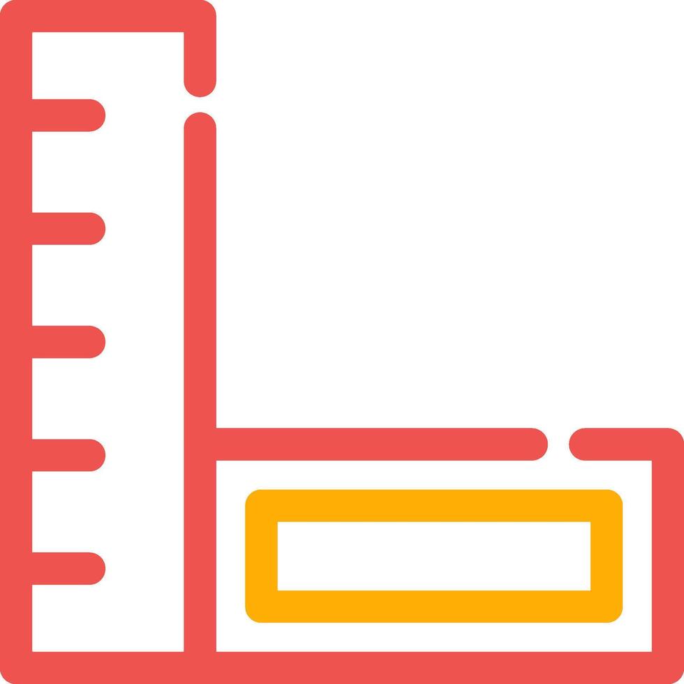 Ruler Creative Icon Design vector
