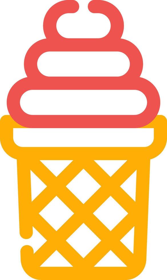 Ice Cream Creative Icon Design vector