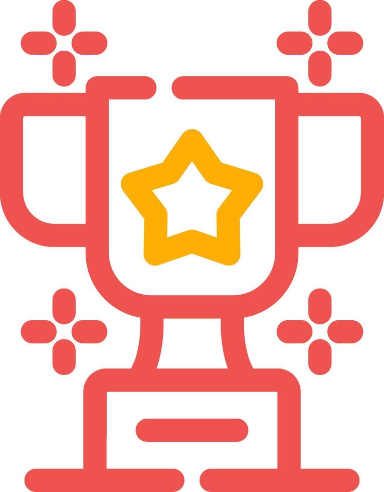 Trophy Creative Icon Design vector