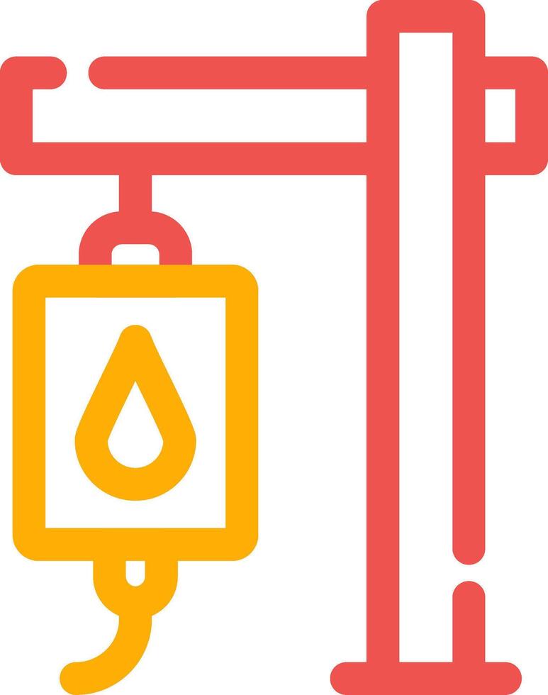 Blood Transfusion Creative Icon Design vector