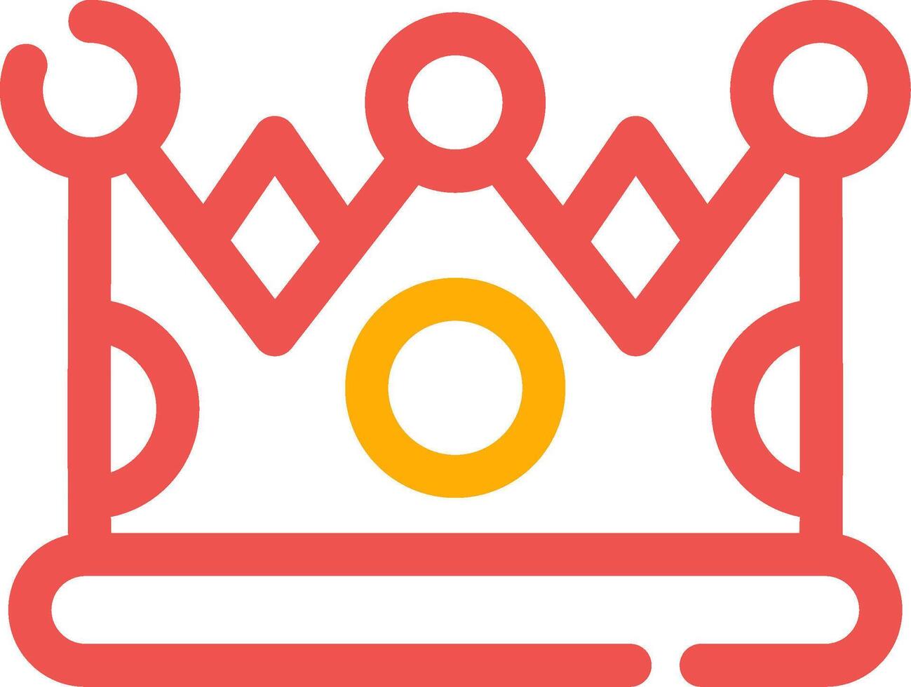 Crown Creative Icon Design vector