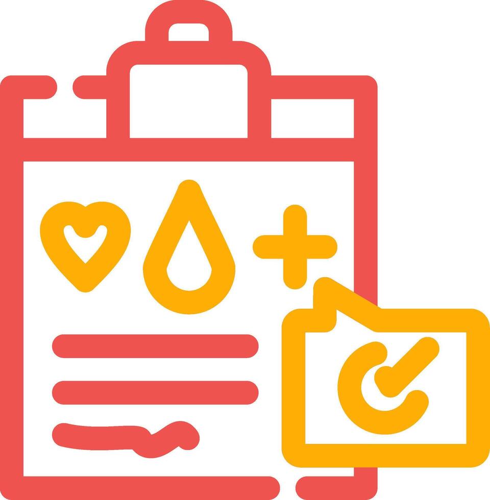 Medical Record Creative Icon Design vector