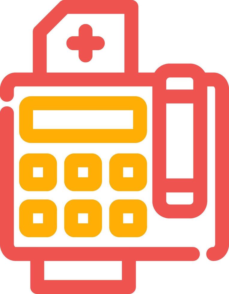 Fax Machine Creative Icon Design vector
