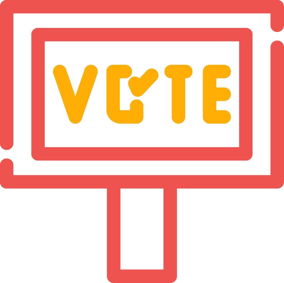 Vote Creative Icon Design vector