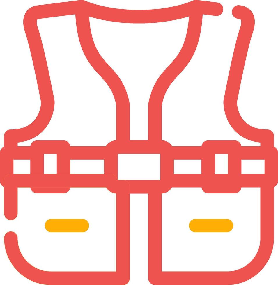 Life Jacket Creative Icon Design vector