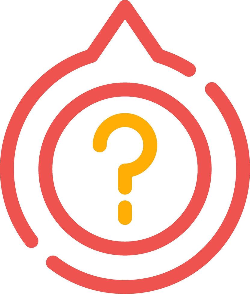 Question Creative Icon Design vector
