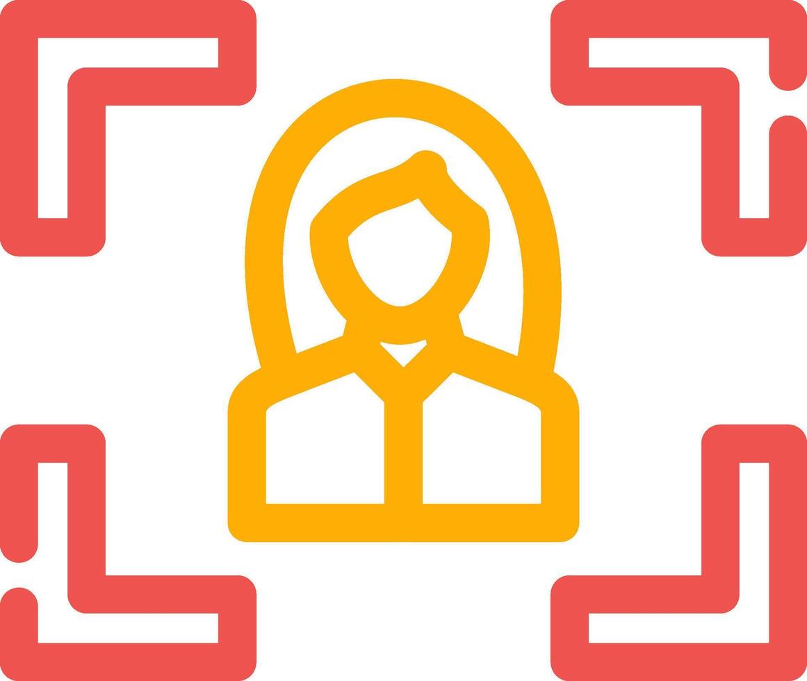 Portrait Creative Icon Design vector