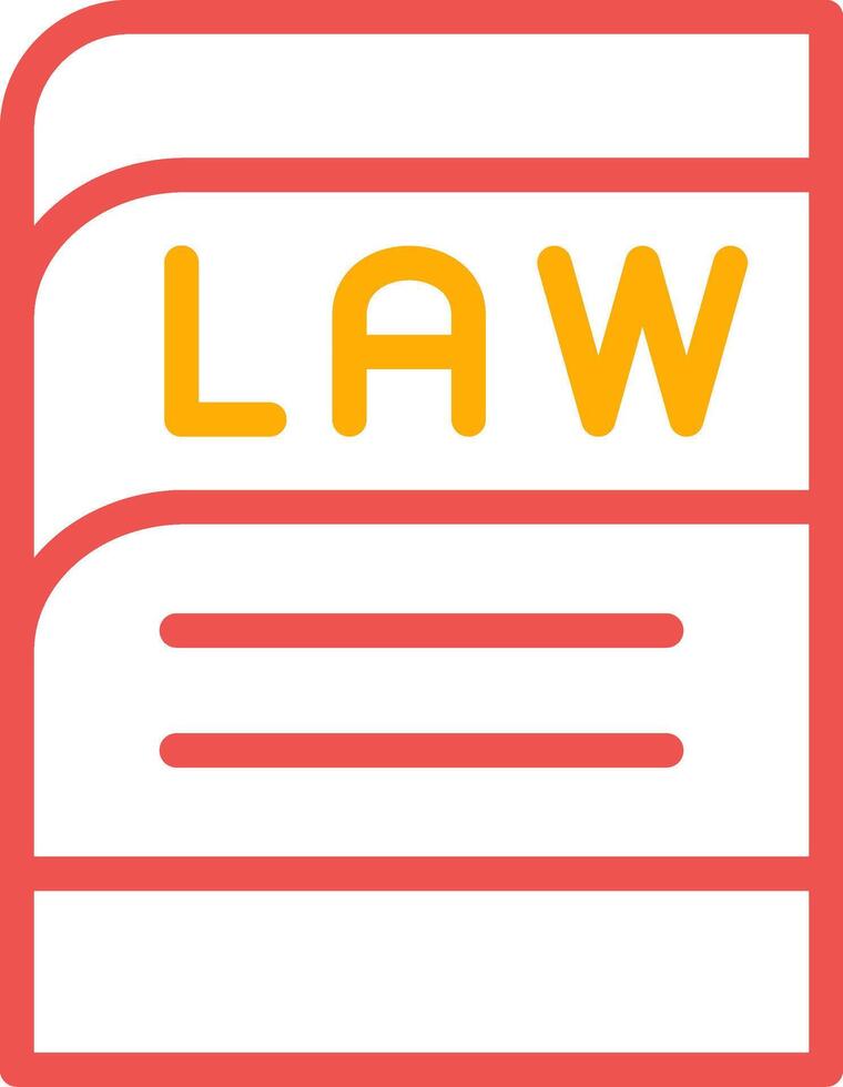 Law Book Creative Icon Design vector