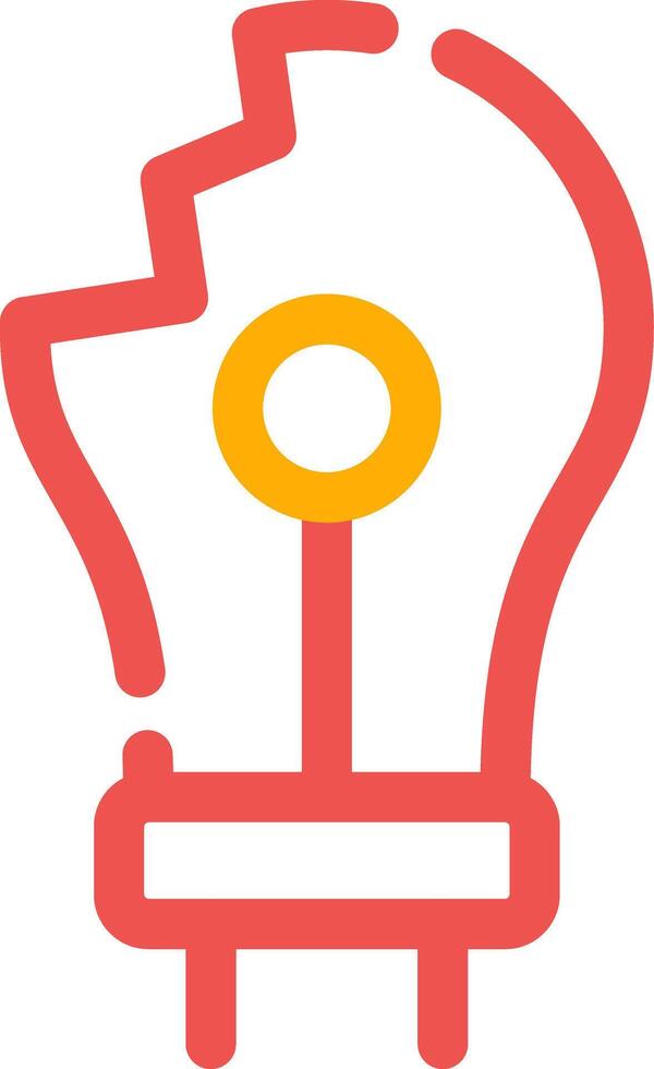 Bulb Creative Icon Design vector