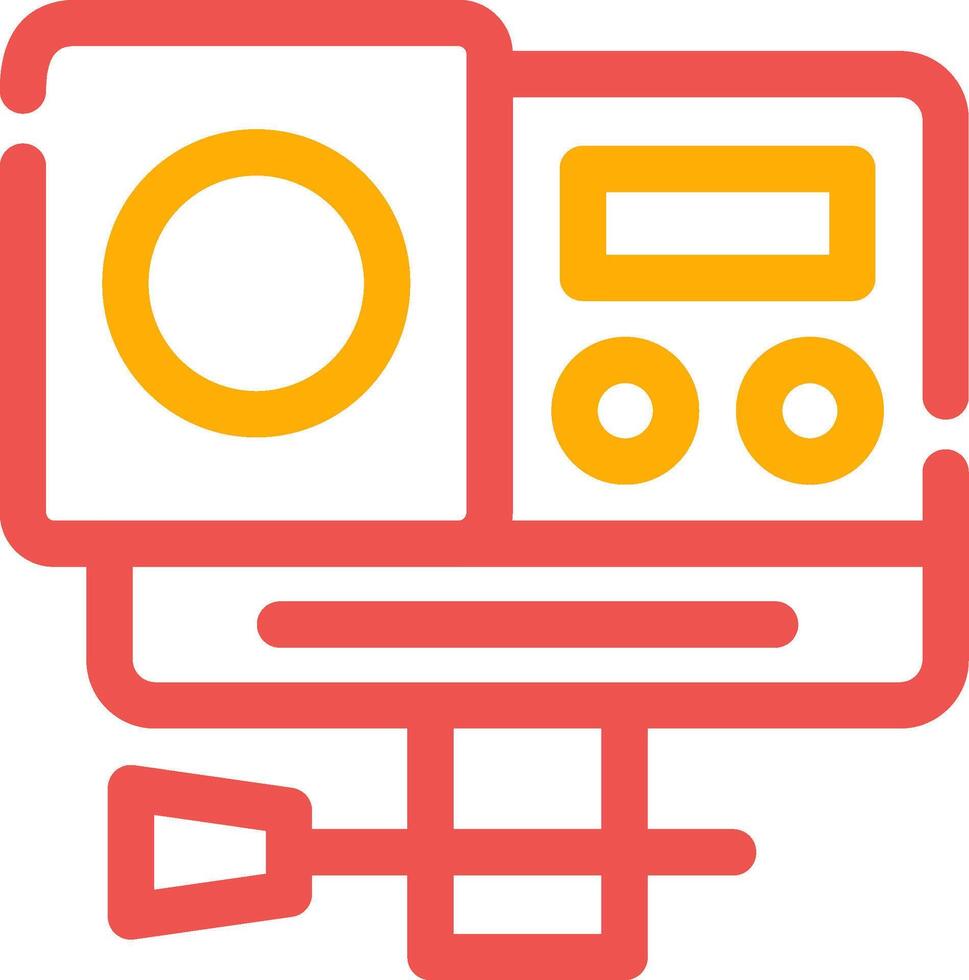 Action Camera Creative Icon Design vector