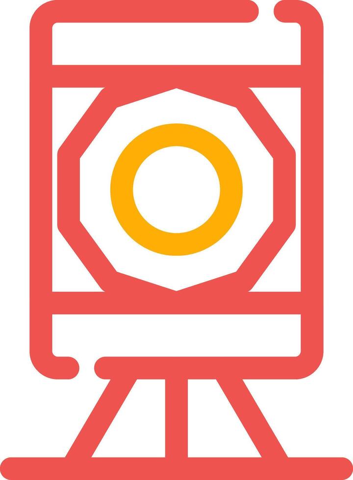 Theodolite Creative Icon Design vector