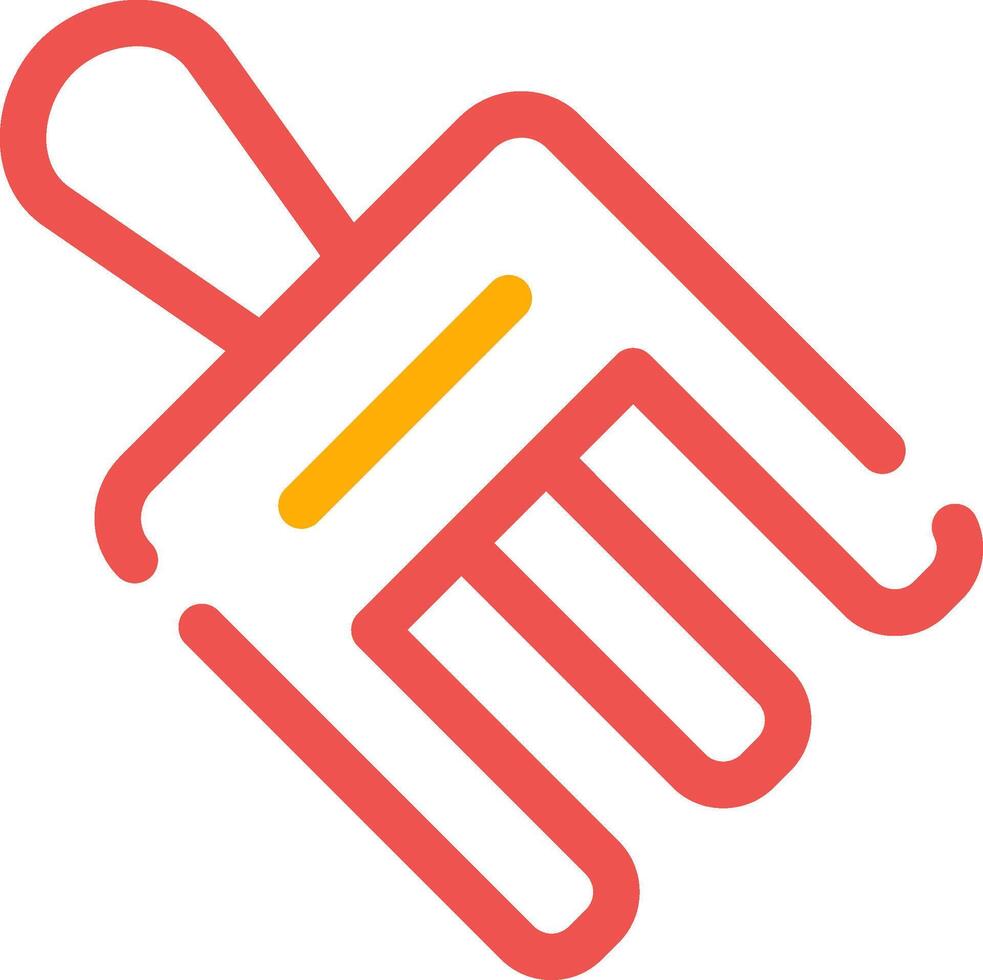 Comb Creative Icon Design vector