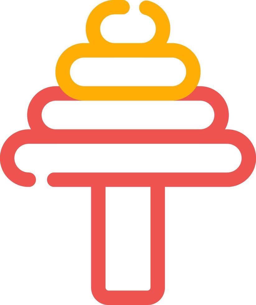 Edge Step Drill Creative Icon Design vector