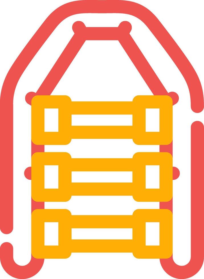 Inflatable Boat Creative Icon Design vector