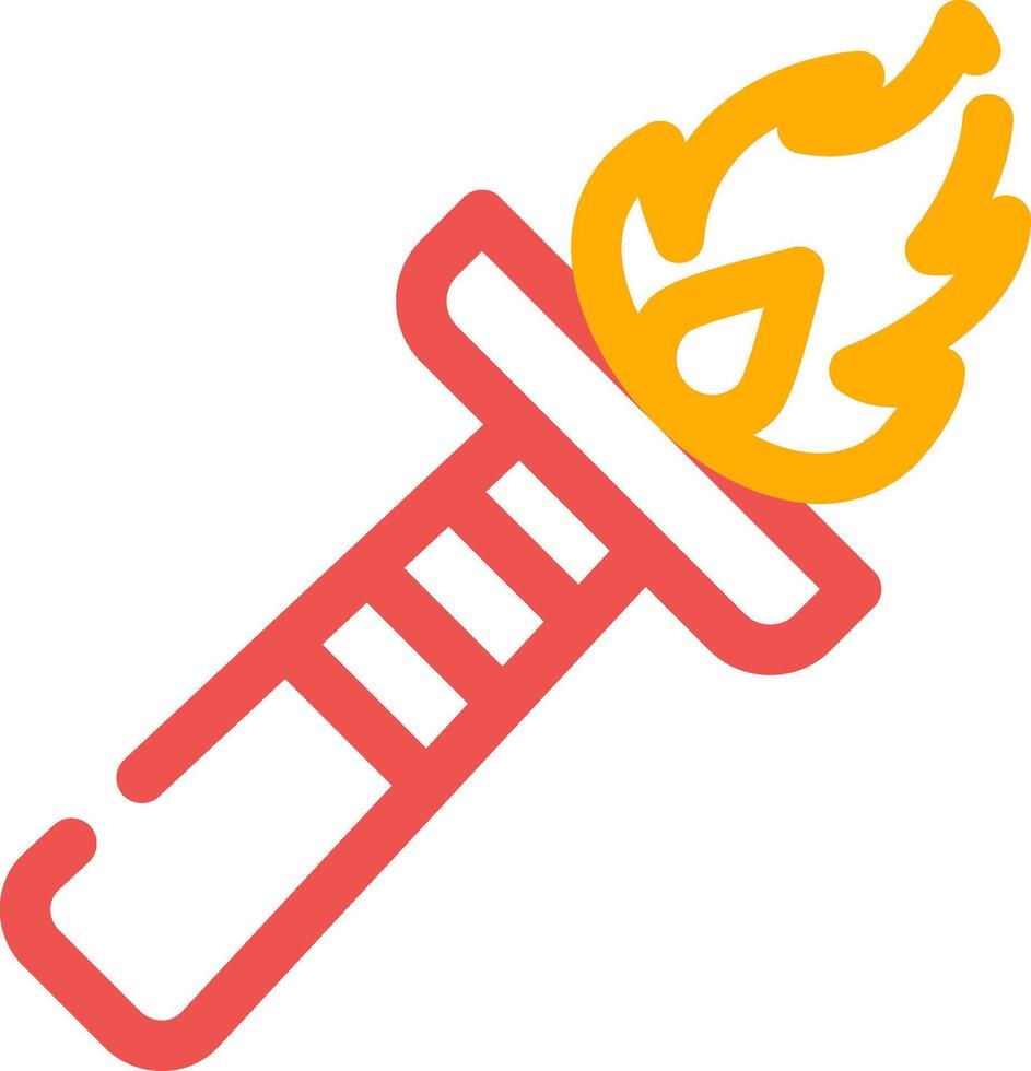 Torch Creative Icon Design vector